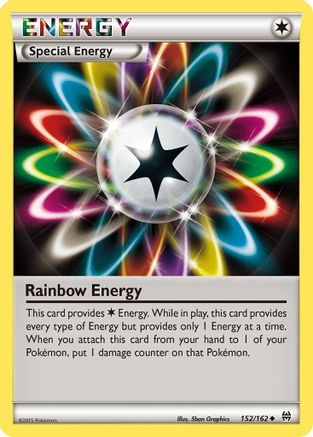 Rainbow Energy 152/162  XY  BREAKthrough - Uncommon