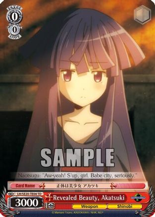 Revealed Beauty, Akatsuki (LH/SE20-TE04 TD) - LOG HORIZON