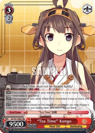 "Tea Time" Kongo (KC/S31-E061 RR) - KanColle, 2nd Fleet