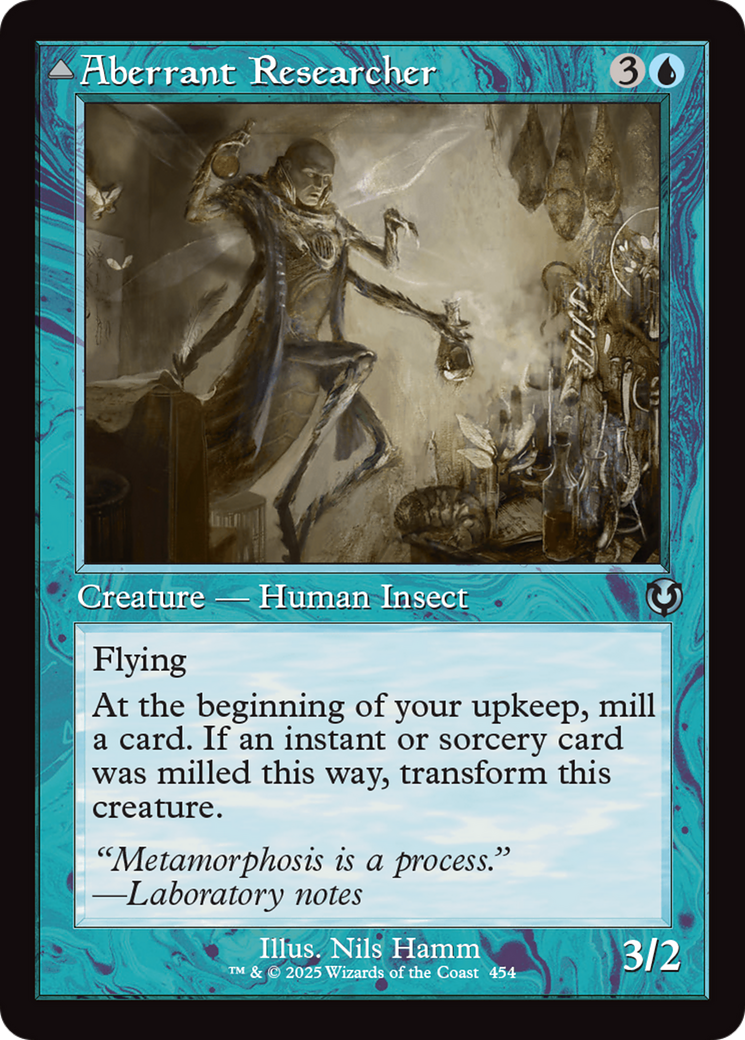 Aberrant Researcher // Perfected Form (INR-052) - Innistrad Remastered Foil