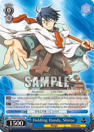 Holding Hands, Shiroe (LH/SE20-PE02 PR) - LOG HORIZON