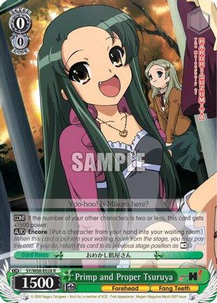 Primp and Proper Tsuruya (SY/W08-E028 R) - The Melancholy of Haruhi Suzumiya