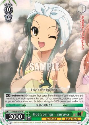 Hot Springs Tsuruya (SY/W08-E030 R) - The Melancholy of Haruhi Suzumiya