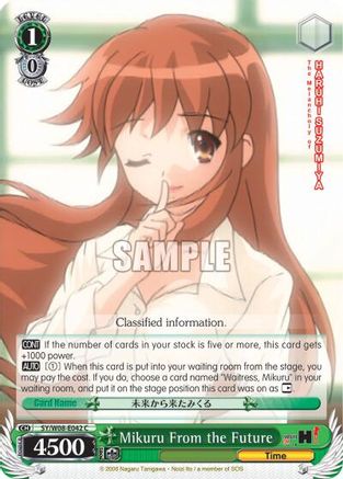 Mikuru From the Future (SY/W08-E042 C) - The Melancholy of Haruhi Suzumiya