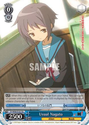 Usual Nagato (SY/W08-E102 TD) - The Melancholy of Haruhi Suzumiya