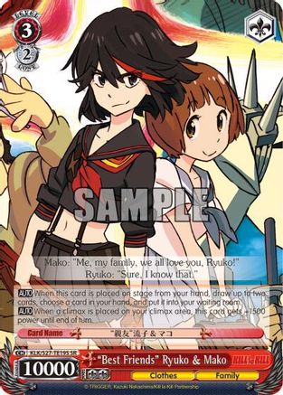 "Best Friends" Ryuko & Mako (SR) (KLK/S27-TE19S SR) - KILL la KILL