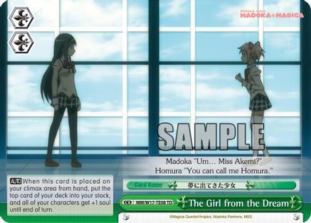 The Girl from the Dream (MM/W17-TE08 TD) - Puella Magi Madoka Magica