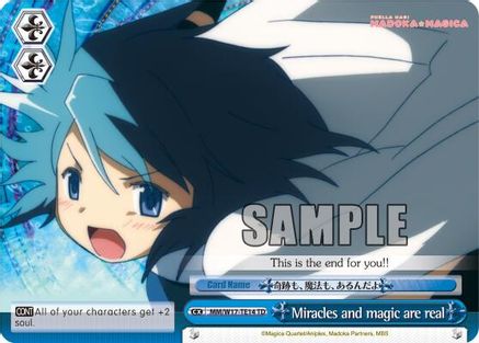 Miracles and magic are real (TD) (MM/W17-TE14 TD) - Puella Magi Madoka Magica