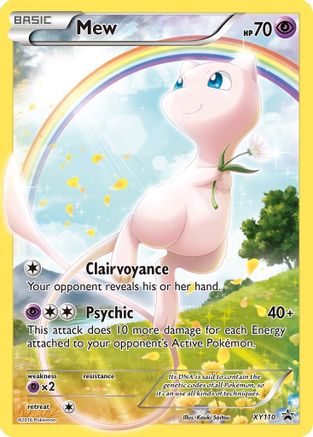 Mew XY110  - Holofoil XY Promos - Promo