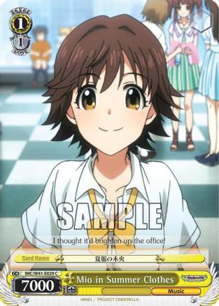 Mio in Summer Clothes (IMC/W41-E029 C) - The iDOLM@STER Cinderella Girls