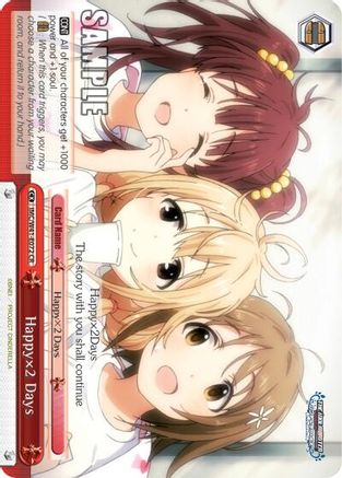 Happyx2 Days (IMC/W41-E072 CR) - The iDOLM@STER Cinderella Girls