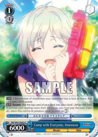 Camp with Everyone, Anastasia (IMC/W41-E092 U) - The iDOLM@STER Cinderella Girls
