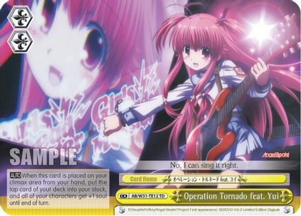 Operation Tornado feat. Yui (AB/W31-TE12 TD) - Angel Beats! Re:Edit