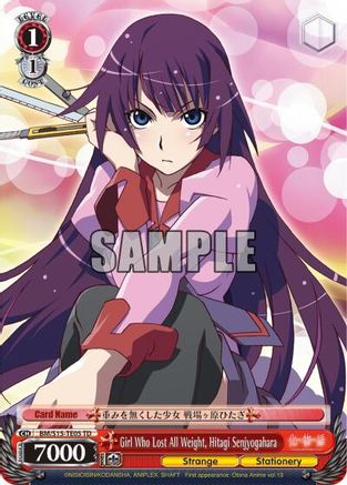 Girl Who Lost All Weight, Hitagi Senjyogahara (TD) (BM/S15-TE05 TD) - BAKEMONOGATARI
