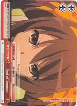 End of Summer (Foil) (SY/WE09-E21) - The Melancholy of Haruhi Suzumiya Extra Booster