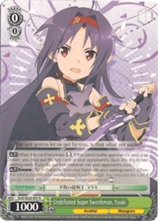 Undefeated Super Swordsman, Yuuki (SAO/SE26-E07 R) - Sword Art Online II Vol.2