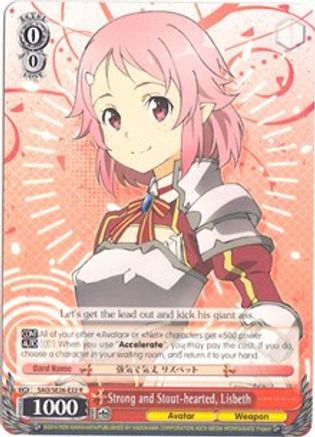 Strong and Stout-hearted, Lisbeth (SAO/SE26-E22 R) - Sword Art Online II Vol.2