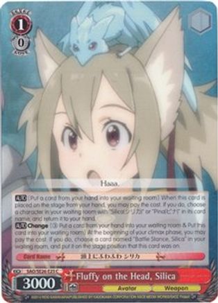 Fluffy on the Head, Silica (Parallel Foil) (SAO/SE26-E25 C) - Sword Art Online II Vol.2