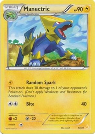 Manectric (22) 022  XY Trainer Kit Pikachu Libre & Suicune - Common