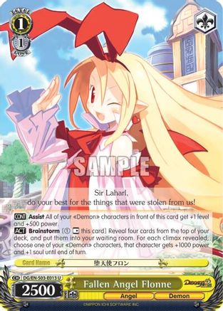 Fallen Angel Flonne (DG/EN-S03-E013 U) - Disgaea