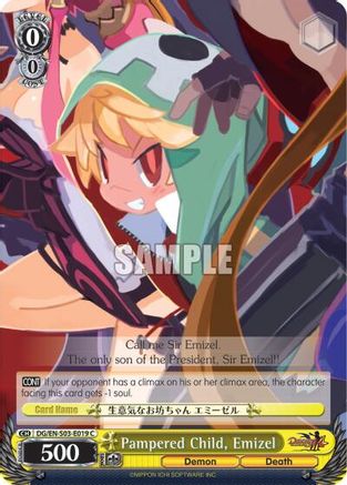 Pampered Child, Emizel (DG/EN-S03-E019 C) - Disgaea