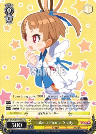 Like a Picnic, Sicily (DG/EN-S03-E022 C) - Disgaea