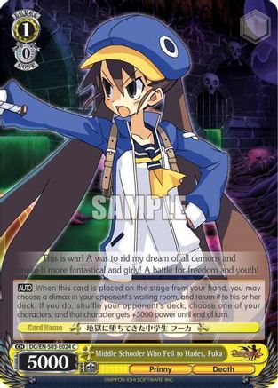 Middle Schooler Who Fell to Hades, Fuka (DG/EN-S03-E024 C) - Disgaea
