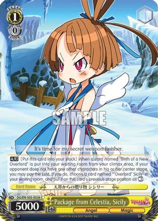 Package from Celestia, Sicily (DG/EN-S03-E026 C) - Disgaea