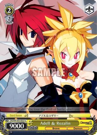 Adell & Rozalin (DG/EN-S03-E027 C) - Disgaea