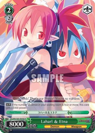 Laharl & Etna (DG/EN-S03-E056 R) - Disgaea