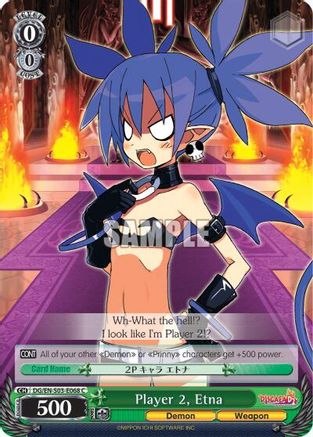 Player 2, Etna (DG/EN-S03-E068 C) - Disgaea