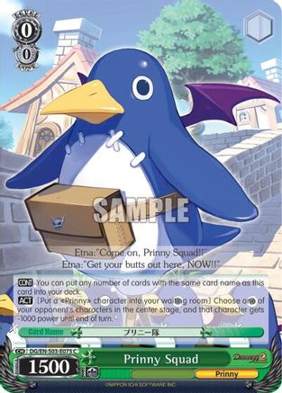 Prinny Squad (DG/EN-S03-E075 C) - Disgaea