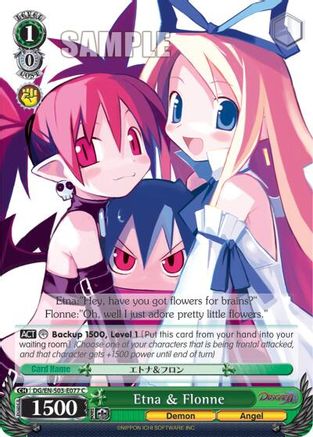 Etna & Flonne (DG/EN-S03-E077 C) - Disgaea