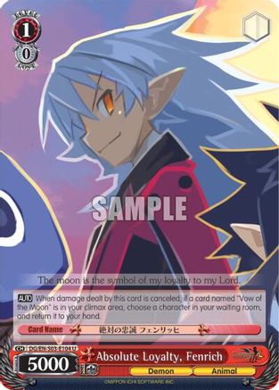 Absolute Loyalty, Fenrich (DG/EN-S03-E104 U) - Disgaea