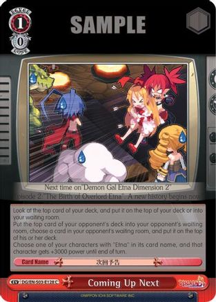 Coming Up Next (DG/EN-S03-E128 C) - Disgaea