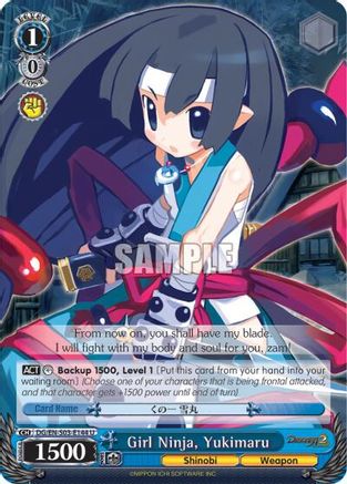 Girl Ninja, Yukimaru (DG/EN-S03-E144 U) - Disgaea