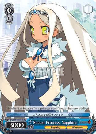 Robust Princess, Sapphire (DG/EN-S03-E152 C) - Disgaea