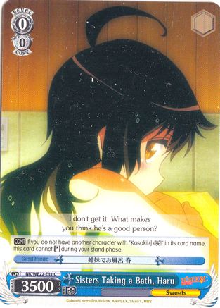 Sisters Taking a Bath, Haru (NK/WE22-E31) - NISEKOI Extra Booster
