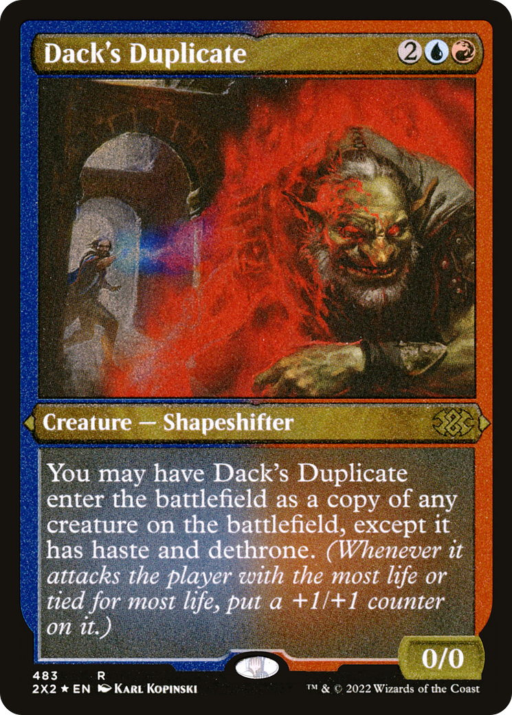 Dack's Duplicate (2X2-483) - Double Masters 2022 Foil