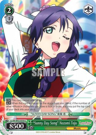 "Sunny Day Song" Nozomi Tojo (LL/EN-W02-E050 C) - Love Live! DX Vol.2