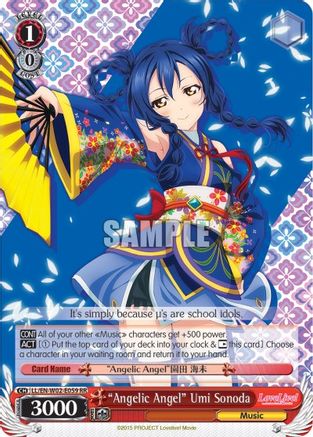 "Angelic Angel" Umi Sonoda (LL/EN-W02-E059 RR) - Love Live! DX Vol.2