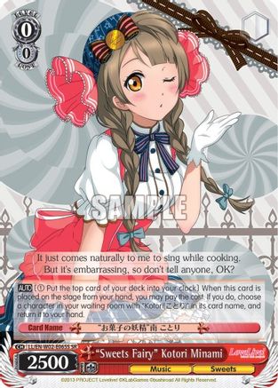 "Sweets Fairy" Kotori Minami (SR) (LL/EN-W02-E065S SR) - Love Live! DX Vol.2