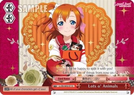 Lots o' Animals (LL/EN-W02-E113 CC) - Love Live! DX Vol.2