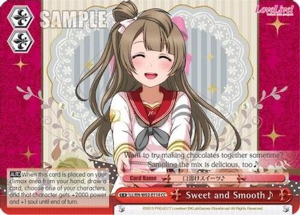 Sweet and Smooth~ (LL/EN-W02-E114 CC) - Love Live! DX Vol.2