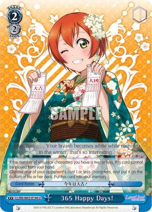 365 Happy Days! (LL/EN-W02-E144 U) - Love Live! DX Vol.2