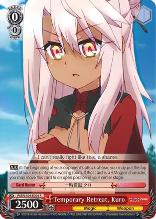 Temporary Retreat, Kuro (PI/EN-S04-E004 R) - Fate/kaleid liner PRISMA ILLYA DX