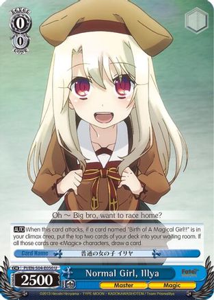 Normal Girl, Illya (PI/EN-S04-E050 U) - Fate/kaleid liner PRISMA ILLYA DX