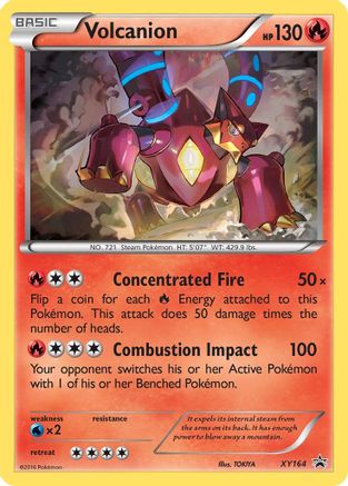 Volcanion XY164  - Holofoil XY Promos - Promo
