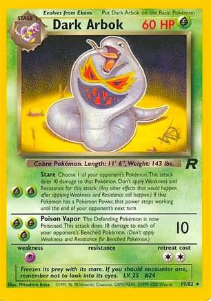 Dark Arbok [W Stamped] 019/82  WoTC Promo - Promo