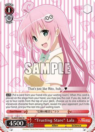 "Trusting Stare" Lala (TL/W37-E061 R) - To Loveru Darkness 2nd